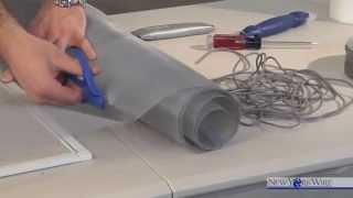 How-to Install Aluminum Window Screen