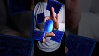 Blue Bicycle Metalluxe Playing Cards (ASMR) #shorts #asmr #relaxing #fyp #cardistry