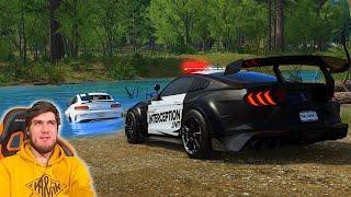 ПОЛИЦЕЙСКАЯ ПОГОНЯ ЗАКОНЧИЛАСЬ В РЕКЕ - THE CREW 2 online