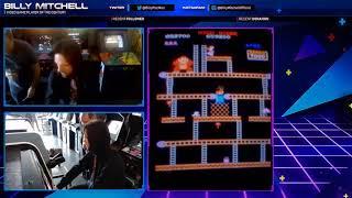 Billy Mitchell's 1,047,500 Point Donkey Kong Game!