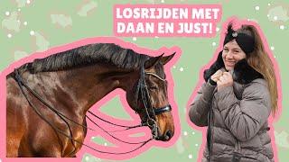 Hoe rijden Daan en Just Los | Losrijden | Les van je zus * Manege de Arckelhoeve *