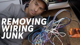 Alfa Romeo Giulia 1300TI - Removing Wiring Junk + Cosmetic Upgrades *no music*