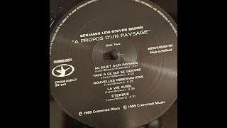 Benjamin Lew • Steven Brown “A propos d’un paysage” 1985 Crammed Discs • Made To Measure