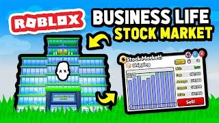 INVESTING My Company in The STOCK MARKET in Roblox Business Life