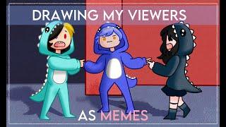 I Draw My Viewers as Memes #1 | Speedpaint