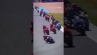 Marc and Bagnaia collide!  | 2025 Spanish GP