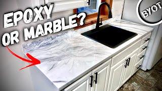 DIY Kitchen Countertop Makeover