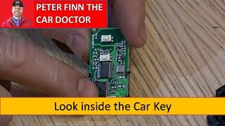 Look inside the Car Key or wireless Smart Key