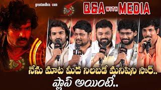 Q&A With Media @ KA Blockbuster Dhamaka Press Meet | Kiran Abbavaram | greatandhra.com