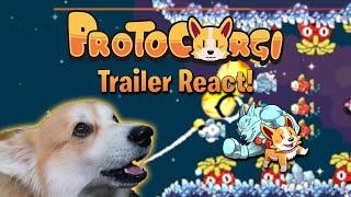 Real Corgi Reacts to ProtoCorgi Trailer!