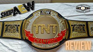 AEW TNT Championship Belt Shop Replica Review -TV Accurate and Impressive