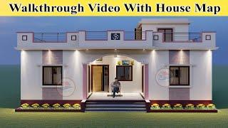 40'x34' Ka House Design With 2D Map II Simple Home Design By@Myhomeplan