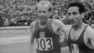 EMIL ZATOPEK   HELSINKI 1952 gold medals 5.000 m, 10.000 m, Maraton