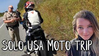 Solo Moto Travel in California! My first time in the USA, with a CB1000R