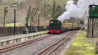 First day of the 2023 running season on the Vale of Rheidol Railway. 25th March 2023