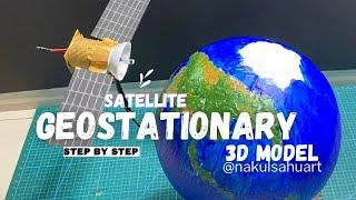 geostationary satellite model making phyics project #science working model NakulSahuArt