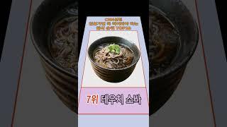 일본가면 꼭 먹어봐야 하는 일식 순위 TOP10