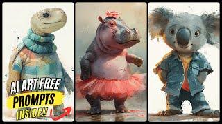 Bring Your Story to Life! Free AI Prompts for Adorable Children's Book Characters