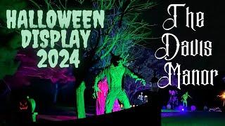 Halloween Yard Display 2024 | The Davis Manor 