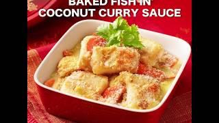 【CNY Dish: Baked Fish in Coconut Curry Sauce】