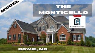 Monticello by Caruso Homes in Bowie, Maryland | 5BA | 6.5BA | 8,156 SQFT | Theater | Gym (Ep 11)