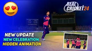 Real Cricket 24 New Update || Hidden Wicket Celebrations || Rc24 New Update Today | Real Cricket 24