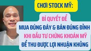 Chơi stock Mỹ: Bí quyết mua đáy & bán đỉnh khi chơi chứng khoán Mỹ, có lợi nhuận khủng