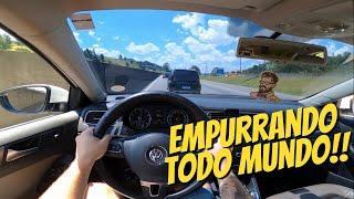 EMPURREI GERAL DE JETTA TSI STAGE 2! MERCEDES , UP , LANCER E ETC 