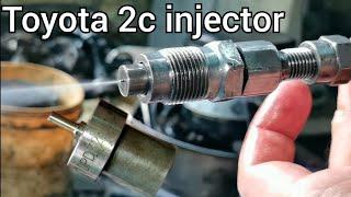 Toyota 2c injector working / Toyota 1hz engine Injector same 2c injector