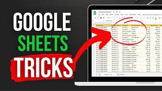 15 POWERFUL GOOGLE SHEETS TIPS & TRICKS (Insanely Useful Productivity Tips For Beginners)