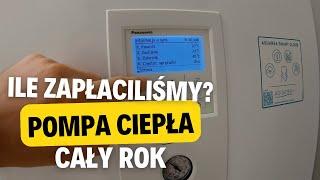 219. Realny koszt grzania 147 m2 pompą ciepła 7 kW bez paneli 2023/2024 CAŁY ROK! #pompaciepla