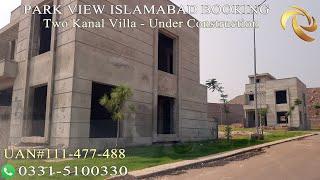 2 Kanal Villa In Park View Islamabad On Instalment Booking Plan