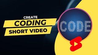 How To Create Coding Short Video for YouTube in iMovie | Codersarts