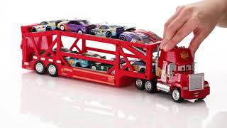 Disney Cars Launching Mack Transporter - lastebil med to plan