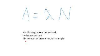 The Law of Radioactive Decay and The Half-Life