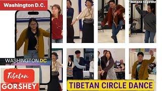 Washington D. C. Gorshey ||Tibetan Circle Dance || New Tibetan Gorshey 2024 || #tibetangorshey