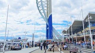 Portsmouth UK | Gunwharf Quays Shopping Centre Post-Lockdown Walking Tour