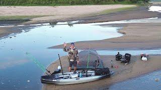 19 Miles ALONE On The River!! (Kayak Fishing)