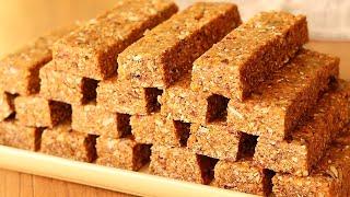 Without OVEN, FLOUR, SUGAR and eggs. HEALTH BARS 