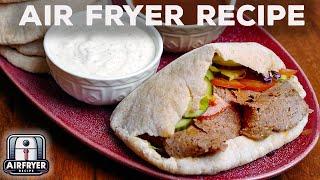 The BEST AIR FRYER DONNER KEBAB With PITTA BREAD!