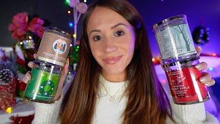 ASMR / The Christmas Candle Shop  (tapping, lid sounds, typing, & more)