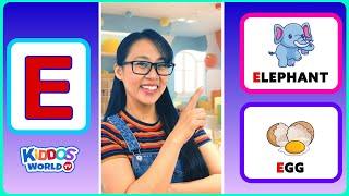 Learning Alphabet Phonics | Letter Sounds from A - Z | Miss V of Kiddos World TV