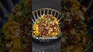 Obiady w 30 minut: Makaron Dan Dan  #coocharz #makaron #przepis #jedzenie #przepisy #shorts