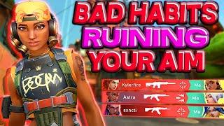 These Bad Habits Are RUINING Your Aim... (Console Valorant)