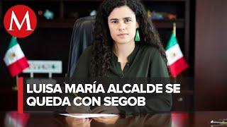 Luisa María Alcalde es la nueva secretaria de gobernación