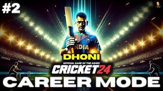 MS Dhoni Career Mode Episode 2 - Cricket 24 - RtxVivek