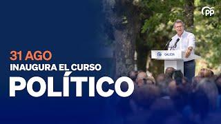 Alberto Núñez Feijóo inaugura el curso político