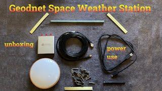 Geodnet Space Weather Station miner unboxing + power consumption