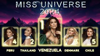 Final Top 5 Miss Universe 2024