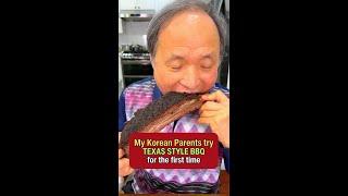 KOREAN PARENTS TRY TEXAS BBQ for the FIRST TIME